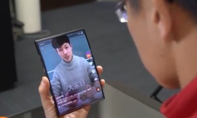 Captura del vídeo que muestra el móvil plegable de Xiaomi.