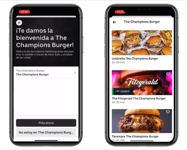 Uber Live Location Así es Uber Live, el Uber Eats para eventos multitudinarios